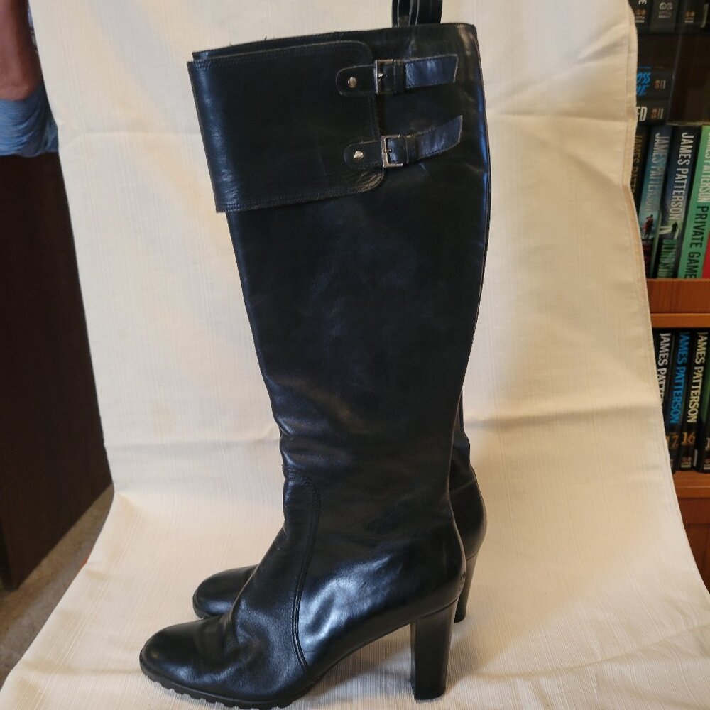 Bandolino BD Vivienne Tall Black Boots - Size 10
